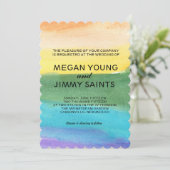 met de hand geschilde waterverf kaart (Staand voorkant)