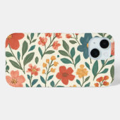 Met de hand geschilderd bloemmotief – Kleurrijk bo Case-Mate iPhone Case (Achterkant (horizontaal))