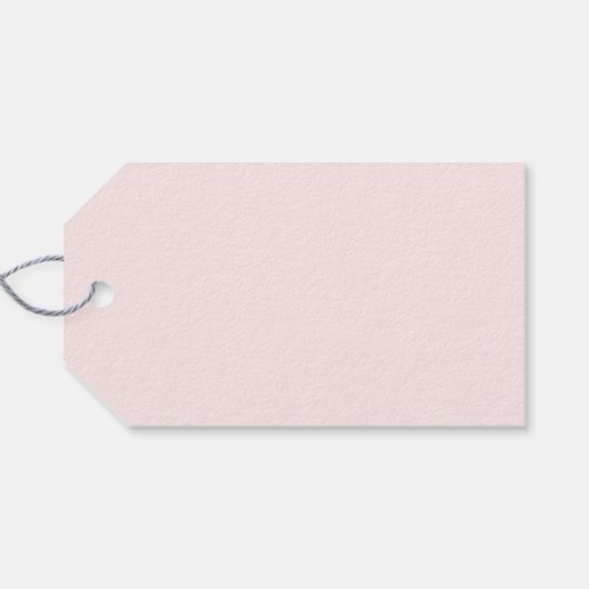 Met de Hand Geschilderd Roze Schaakbord Patroon Br Cadeaulabel (Achterkant Horizontaal)
