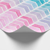 Met de hand geschilderd waterverf, geometrisch bla cadeaupapier (Hoek)
