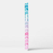 Met de hand geschilderd waterverf, geometrisch bla Case-Mate iPhone case (Achterkant / Rechts)