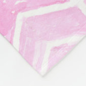 Met de hand geschilderd waterverf, geometrisch bla fleece deken (Hoek)