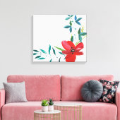 met de hand geschilderd | Zazzle_Growshop. Canvas Afdruk (Insitu (Woonkamer))