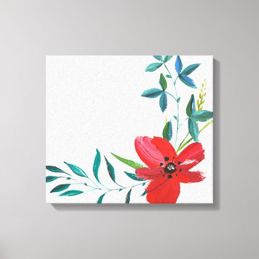 met de hand geschilderd | Zazzle_Growshop. Canvas Afdruk (Voorkant)