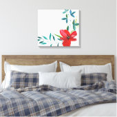 met de hand geschilderd | Zazzle_Growshop. Canvas Afdruk (Insitu (Slaapkamer))