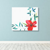 met de hand geschilderd | Zazzle_Growshop. Canvas Afdruk (Insitu (Houten vloer))