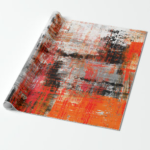 met de hand geschilderde abstracte achtergrondabst cadeaupapier