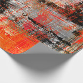 met de hand geschilderde abstracte achtergrondabst cadeaupapier (Hoek)