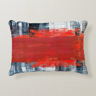 met de hand geschilderde abstracte achtergrondkuns accent kussen