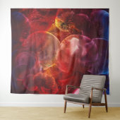Met de hand geschilderde abstracte fantasieschilde wandkleed (In Situ (horizontaal))