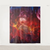 Met de hand geschilderde abstracte fantasieschilde wandkleed (Voorkant)