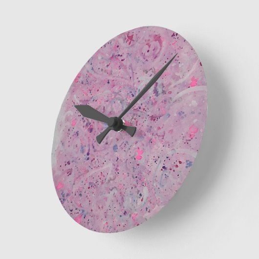 Met de hand geschilderde abstracte wandklok (Hoek)