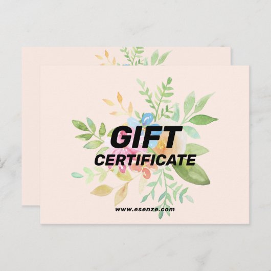 met de hand geschilderde bloemkool briefkaart (Voorkant / Achterkant)