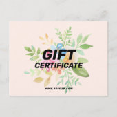 met de hand geschilderde bloemkool briefkaart (Voorkant)