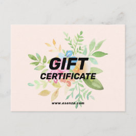 met de hand geschilderde bloemkool briefkaart