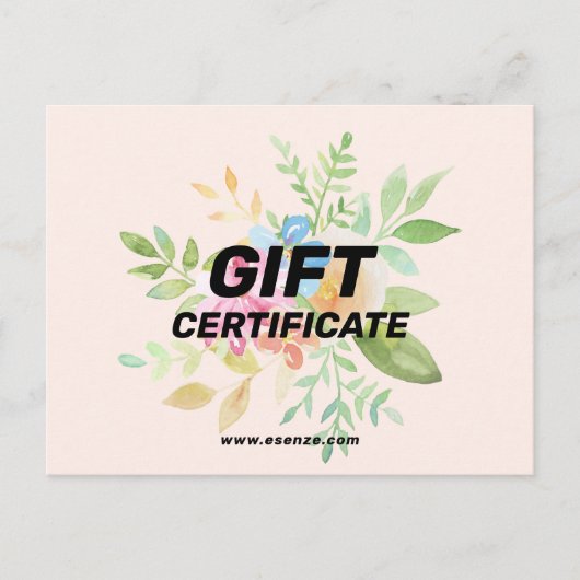 met de hand geschilderde bloemkool briefkaart (Voorkant)