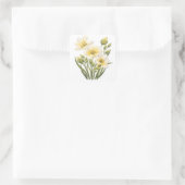 Met de hand geschilderde gele bloemen sticker (Tas)