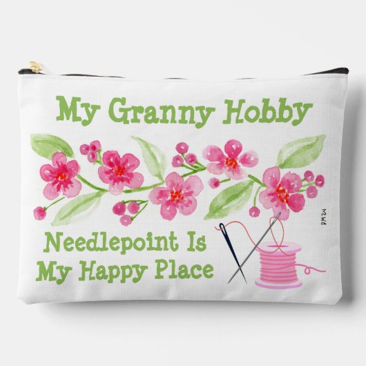 Met de hand geschilderde Kersenbloesems G Geborduu Etui (Voorkant)