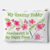 Met de hand geschilderde Kersenbloesems G Geborduu Etui (Achterkant)