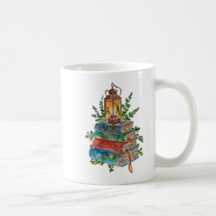 Met de hand geschilderde magische boeken Lantaarn Koffiemok