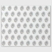 Met de hand geschilderde Miraculous Medal Cadeaupapier (Vlak)