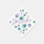 Met de hand geschilderde Paardenbloem Servetten (Hoek)