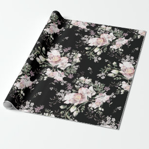 met de hand geschilderde waterverf naadloos met be cadeaupapier