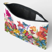 Met de hand geschilderde wilde bloemenprint etui (Open)