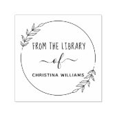 Met de hand geschreven aangepaste naam uit de bibl  zelfinktende stempel (Design)