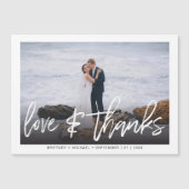 Met de Hand Geschreven Foto Liefde & Dank Trouw Da (Voorkant)