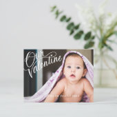 Met de hand geschreven foto van de feestdag van de feestdagenkaart (Staand voorkant)