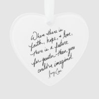 Met de hand geschreven geloof hoop en liefde spiri
