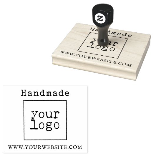 Met de hand geschreven Groot Professionele Aangepa Rubberstempel (Gestempeld)