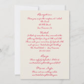 Met de hand geschreven in één kleurrijke retro pre kaart (Achterkant)