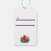 Met de Hand Geschreven Kerst Cadeaulabel (Achterkant)