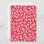 Met de hand geschreven Kerst Script Overlay Foto Feestdagenkaart (Achterkant)