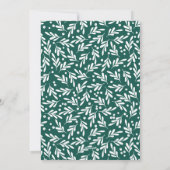 Met de Hand Geschreven Kerst Script Overlay Foto Feestdagenkaart (Achterkant)