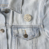 Met de hand geschreven met liefde ronde button 3,2 cm (In situ)
