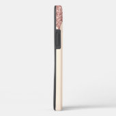 Met de hand geschreven naam Rose Gold Metal Glitte Case-Mate iPhone Case (Achterkant / Rechts)