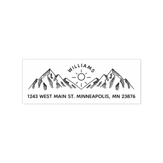 Met de hand geschreven rustieke aangepaste naam re rubberstempel (Afrduk)