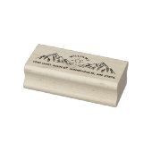 Met de hand geschreven rustieke aangepaste naam re rubberstempel (Stempel)