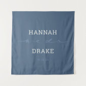 Met de hand geschreven We Do Script Bruiloft Wandkleed (Voorkant)