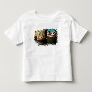 Met de hand gesneden trommels, Livingston, Zambia Kinder Shirts