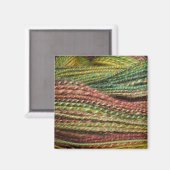 met de hand gesponnen groen magneet (Voorkant / Achterkant)