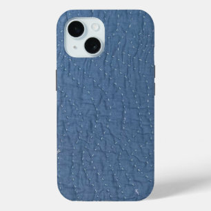Met de hand gestikte telefoonhoes iPhone 15 case