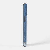 Met de hand gestikte telefoonhoes iPhone 15 case (Rechterkant)