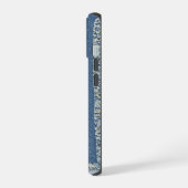 Met de hand gestikte telefoonhoes iPhone 15 case (Linkerkant)