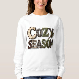 Met de hand gestikte warme wintertrui 'Cozy Season Trui