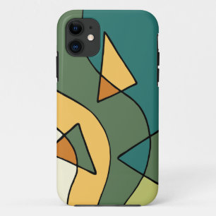 Met de hand getekend abstract vintage ontwerp Case-Mate iPhone case