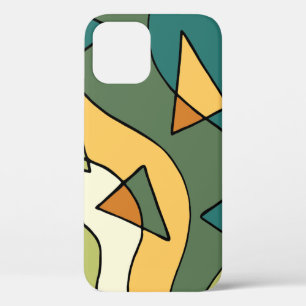Met de hand getekend abstract vintage ontwerp Case-Mate iPhone case